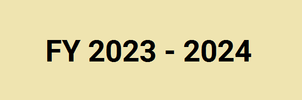 FY 2023 - 2024